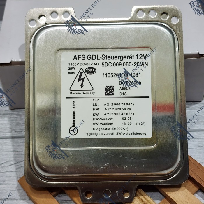 Ballast Hid Xenon W212 E250 E300 Mercedes Benz Modul Lampu W212 Ori
