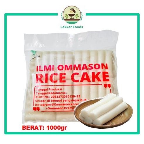 

Tteokbokki Korean Rice Cake Topoki Tokboki Halal Tanpa Pengawet 1KG DS99