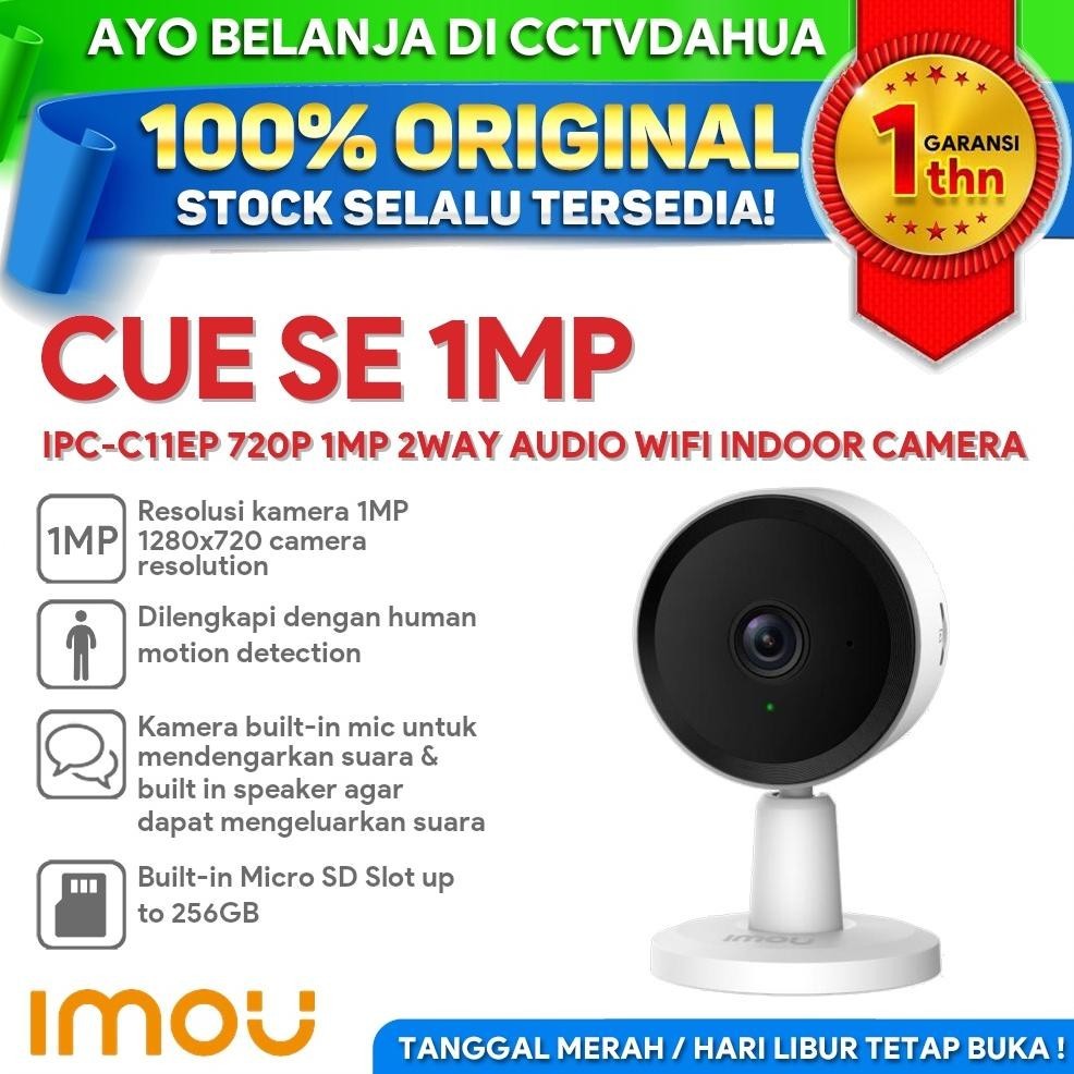 [DISKON] IMOU CUE SE IPC-C11EP 720P 1MP 2WAY AUDIO WIFI INDOOR CAMERA