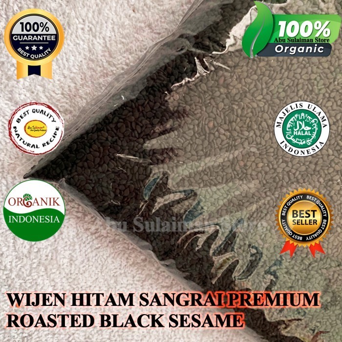 

Wijen Hitam Sangrai 500 Gr Panggang Bla Sesame Toasted Roasted 500G