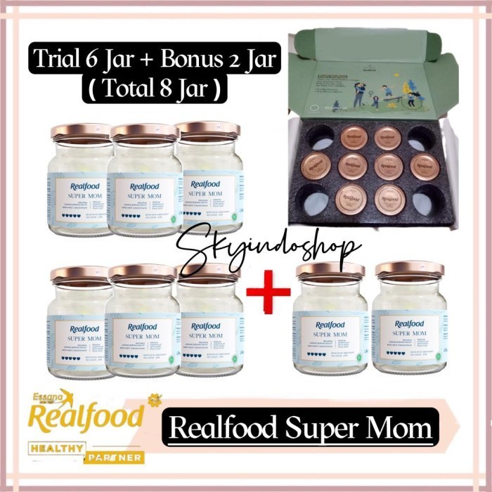 

Realfood Mom ( 6 Bonus 2 ) Numan Sarang Burung Walet Bersertifi