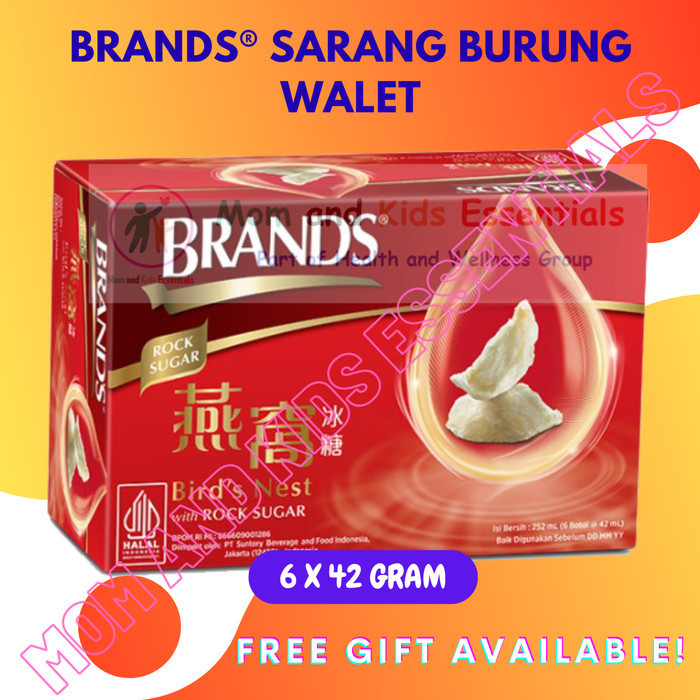 

Brands D Nest 42 Gram 6 Botol With Ro Sugar Sarang Burung Walet