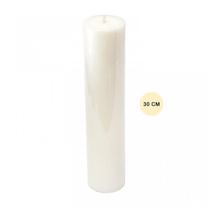 Lilin Putih Pilar Besar Tinggi 30cm