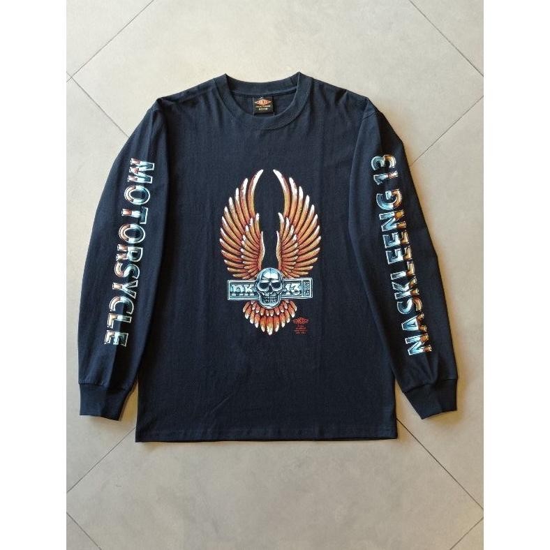 Limited Kaos Premium Nk Skull Angel 02 Lengan Panjang Naskleng 13 Nk13