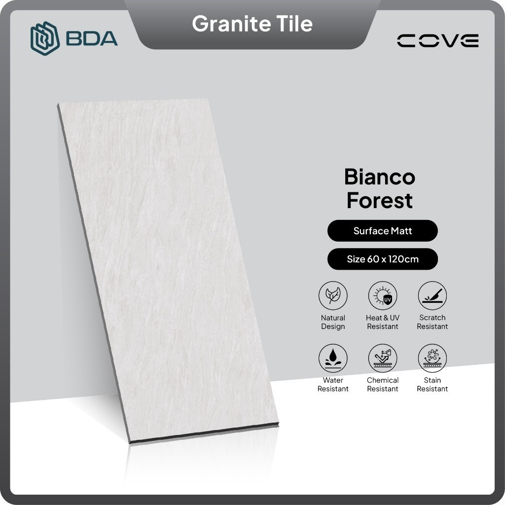 BDA Granite Tile Keramik Kamar Mandi Keramik Lantai Kamar Mandi Granit Kamar Mandi Granit 120x60 Gra