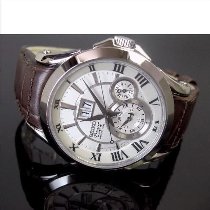 Jam Tangan Seiko Original Primere Kinetic Perpetual SNE023P1
