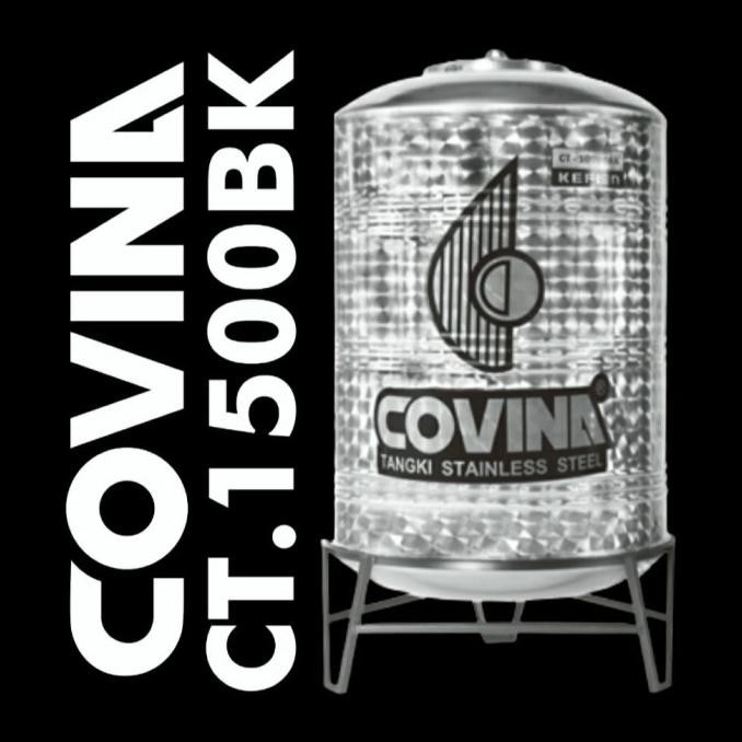 HARGA DISC - Tangki Air / Tandon / Toren Stainless merk Covina tipe CT-1500