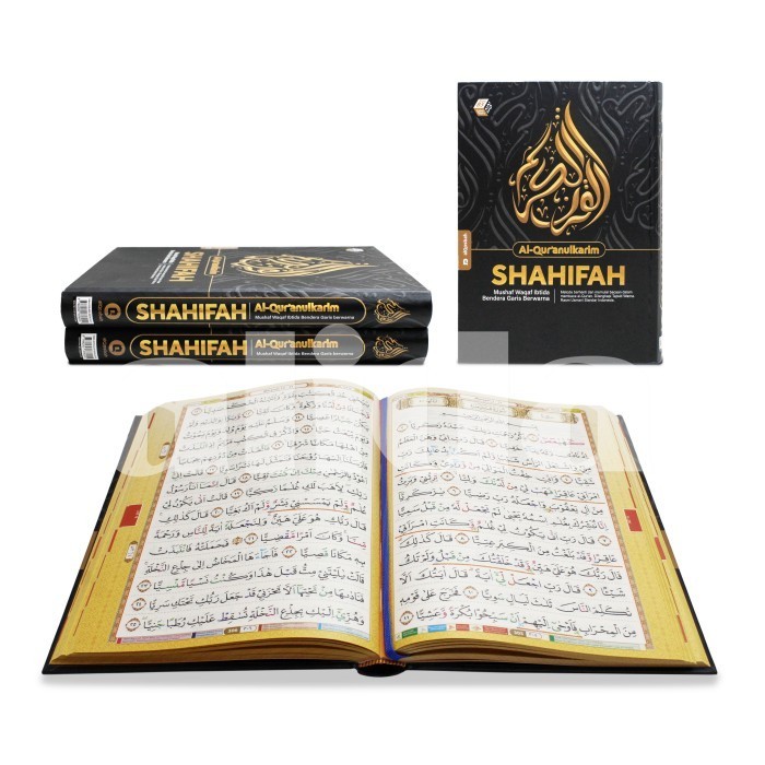 

Alquran Tajwid Waqaf Ibtida SHAHIFAH Alqosbah Uk B5 Al-Quran Utsmani