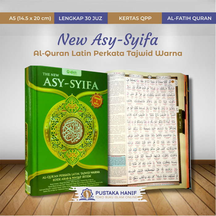 

Al Quran Terjemah Perkata Alquran Latin Asy Syifa Ukuran A5