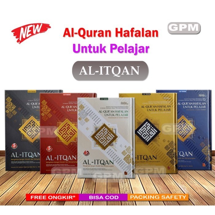 

Al-Quran Hafalan untuk Pelajar AL-ITQAN Cordoba Uk. A5 15 x 21 cm