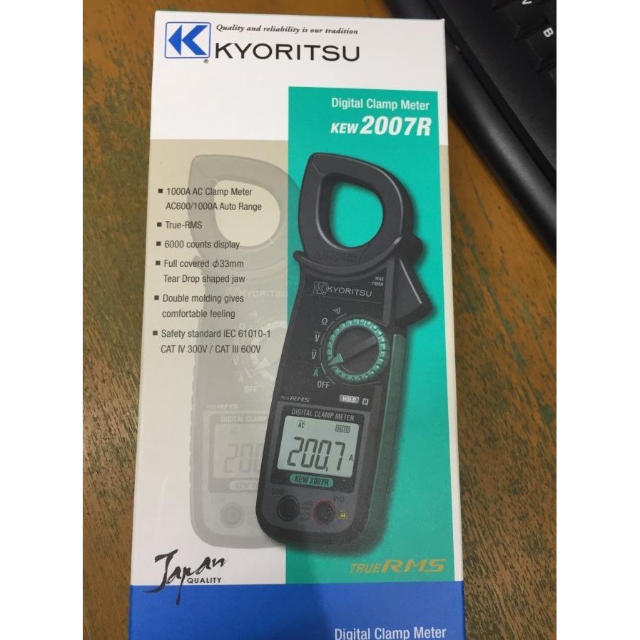 Tang Ampere Kyoritsu Kew 2007R Digital Clamp Meter Kyoritsu 2007