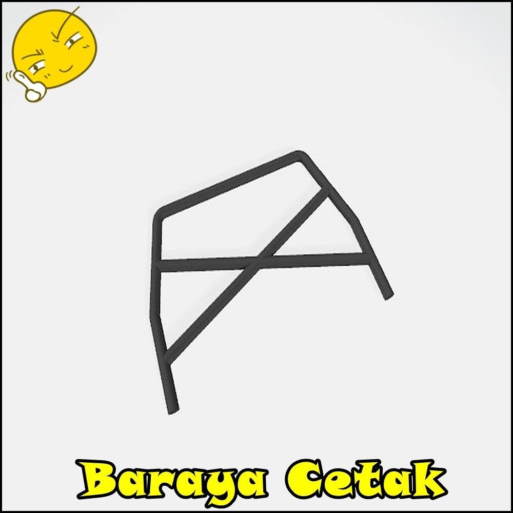 RC Roll Bar WPL D12 Rollbar Belakang WPL MN 3D Print Aksesoris Mainan RC