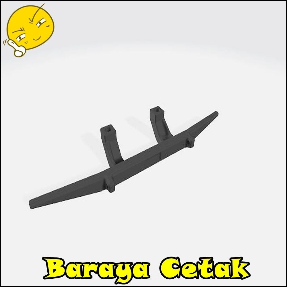 RC Bumper Depan Belakang MN90 Bumper Kit MN99 WPL MN 3D Print Aksesoris Mainan RC