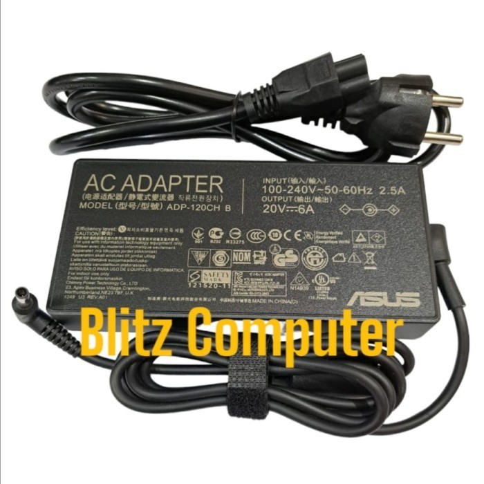 Promo Adaptor Charger Msi Gf63 Thin 11Uc-261 11Uc-263 11Uc-262 20V 6A 120W