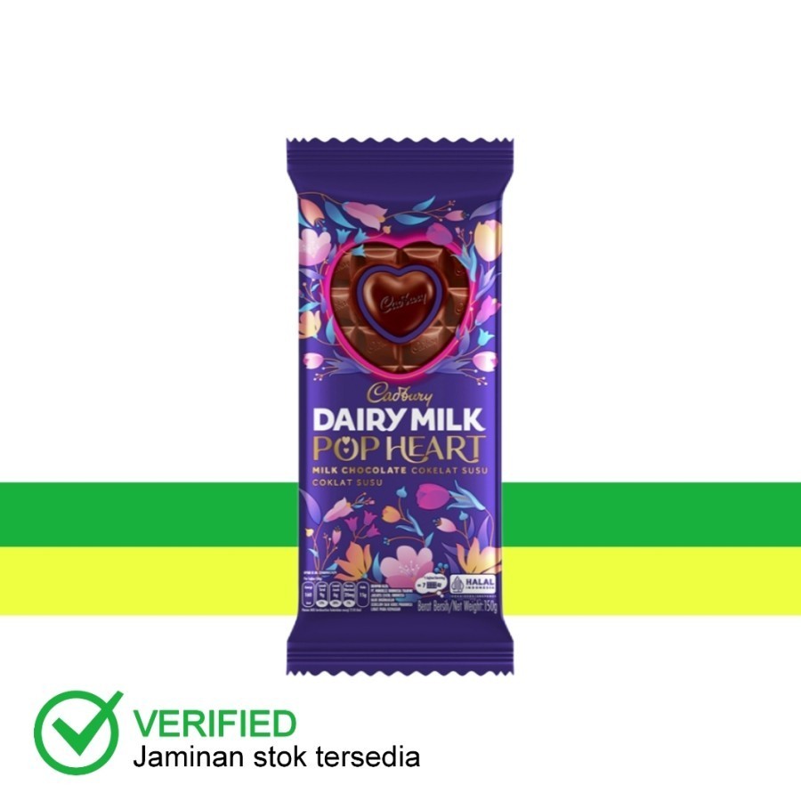 

Cadbury Dairy Milk Pop Heart Milk Chocolate 150 g