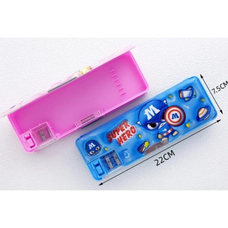 

Spesial Kotak Pensil Magnet Ada Serutan / Pencil Case Model Rautan / Tempat Pensil Anak Gambar Murah
