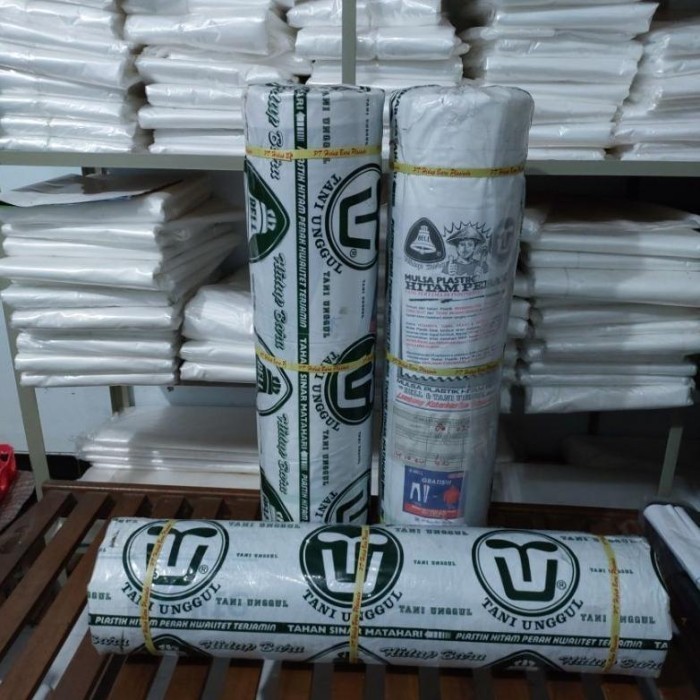 Terbaru Mulsa Bell 18 Kg Lebar 160 Cm Panjang 400 Meter Plastik Hitam Perak Promo Terlaris