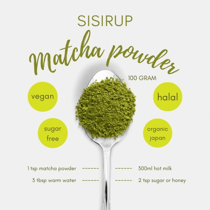 

Terlaris SISIRUP Pure Japan MATCHA POWDER / GREEN TEA POWDER / Matcha Drink SALE