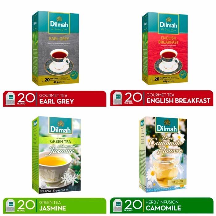 

Terlaris Dilmah Tag Teabag 20pcs All Variant SALE