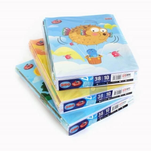 

TGH BUKU TULIS SIDU 38 LEMBAR / BUKU TULIS SEKOLAH ( 1 PACK ISI 10Pcs ) TERLARIS