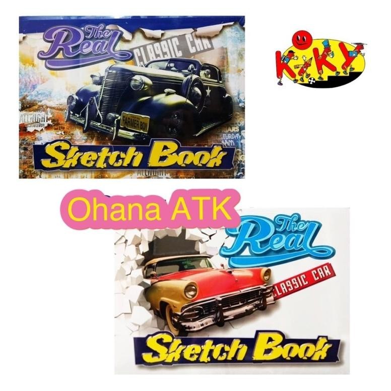 

(1PCS)KIKY SKETCH BOOK / BUKU SKETSA UKURAN A5 ISI 50 LEMBAR GRATIS ONGKIR