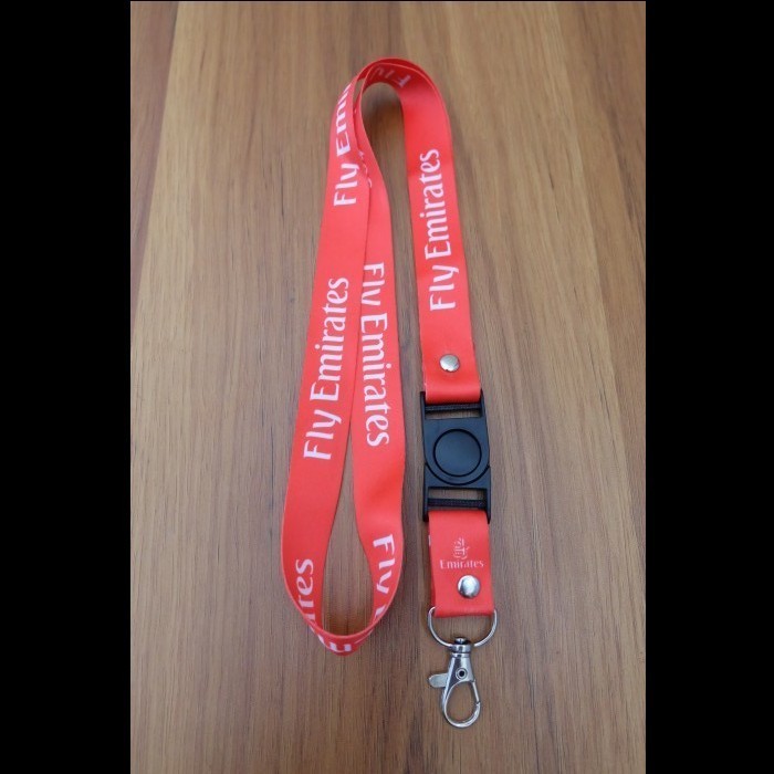 

Lanyard Maskapai Pesawat Fly Emi rates Bisa Satuan Request Custom