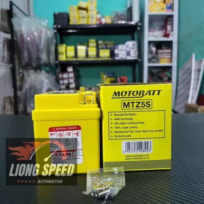 Aki Motor Kharisma Supra X125 Helm In Kirana Revo Motobatt Mtz5S