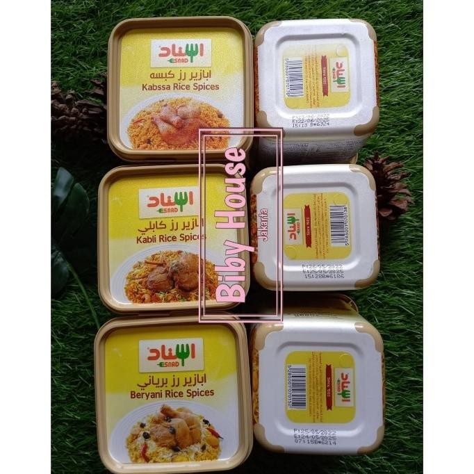 

ESNAD BUMBU NASI BRIYANI/KABSA/KEBULI RICE SPICE TIMUR TENGAH 200 gr HTM
