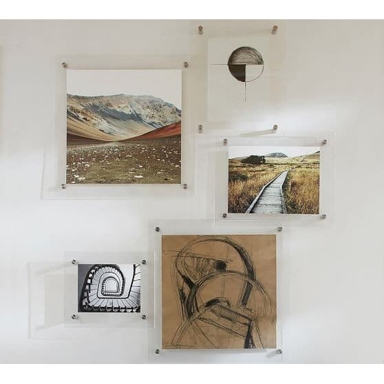 

A3 Mount Acrylic Display Frame Akrilik Poster Dinding 2Mm Custom