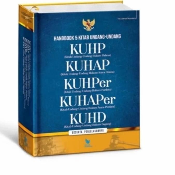 [Bayar Di Tempat] Buku Original Handbook 5 Kitab Undang-Undang Kuhp ( Kitab Undang-Undan