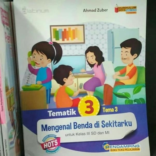 [Ready Stock] Paket Lengkap Buku Tematik Kelas 3 Sd Platinum - 8 Buku