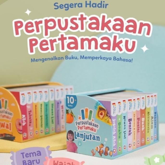 [Ready Stock] Grow The Seed Buku Perpustakaan Pertamaku Boardbook