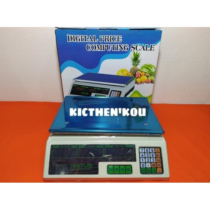 [Bayar Di Tempat] Timbangan Digital 30 Kg / Timbangan Duduk Buah Laundry Virtus