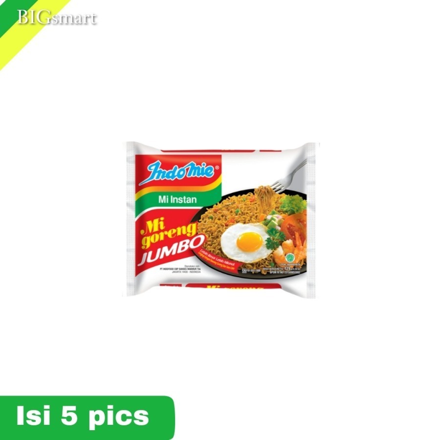 

Indomie Mi Instan Goreng Jumbo Rasa Original 129 g