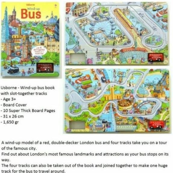 [Ready Stock] Original Usborne Book Wind Up Bus