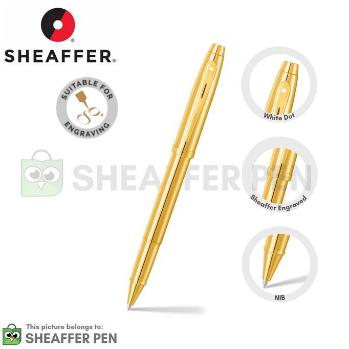 

Jual Sheaffer 100 Glossy Pvd Gold With Pvd Gold Trim Rollerball Pen