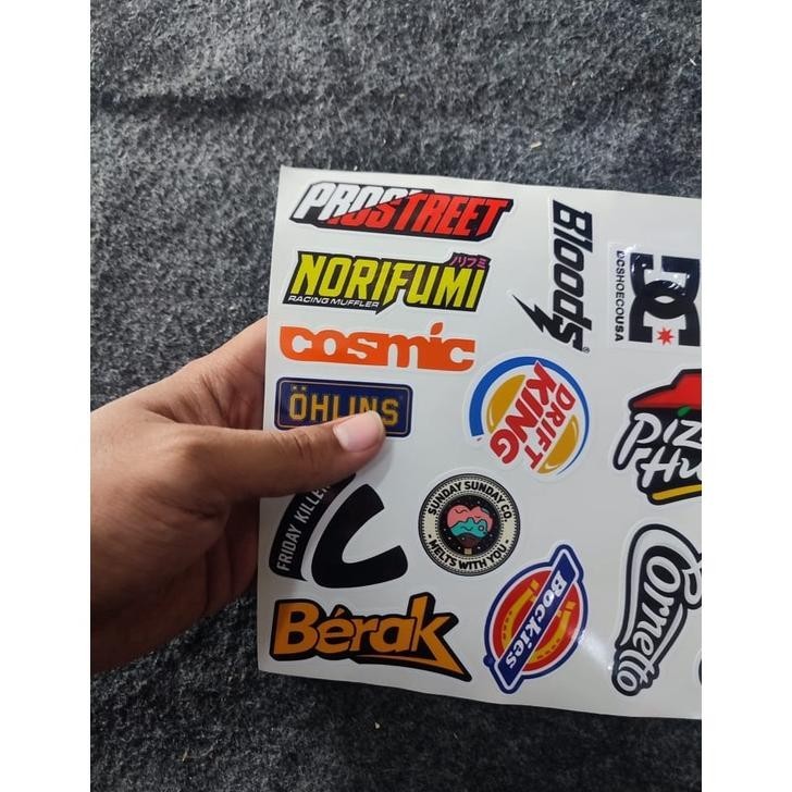 

50 Pcs Sticker Random Aesthetic Anti Air Untuk Laptop Case Tumbler Koper Hp 101013 Best Seller