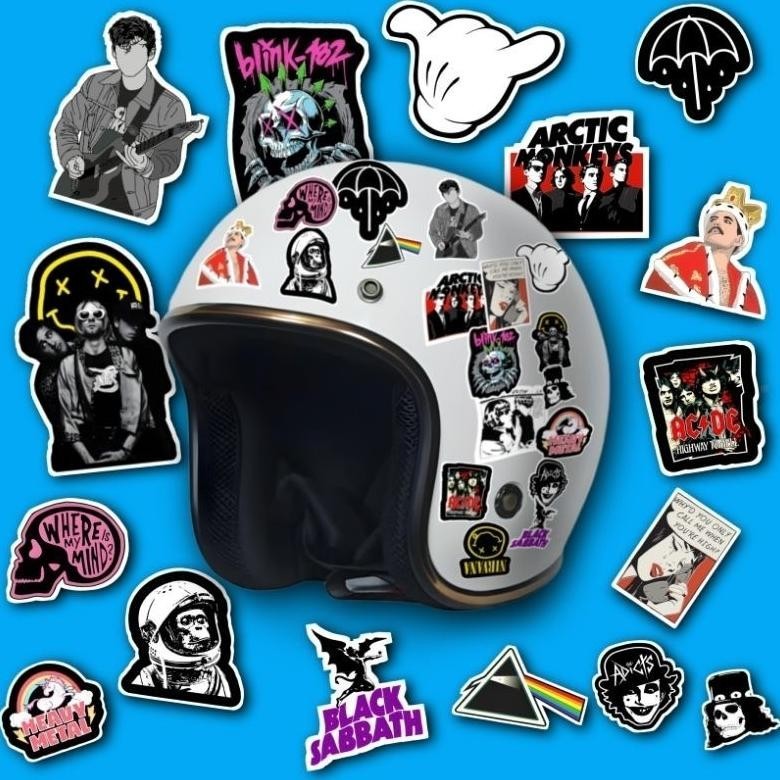 

50 Pcs Stiker Pack Brand Hypbeast Black And White Aesthetic Untuk Case Hp Helm Laptop Anti Air Sale