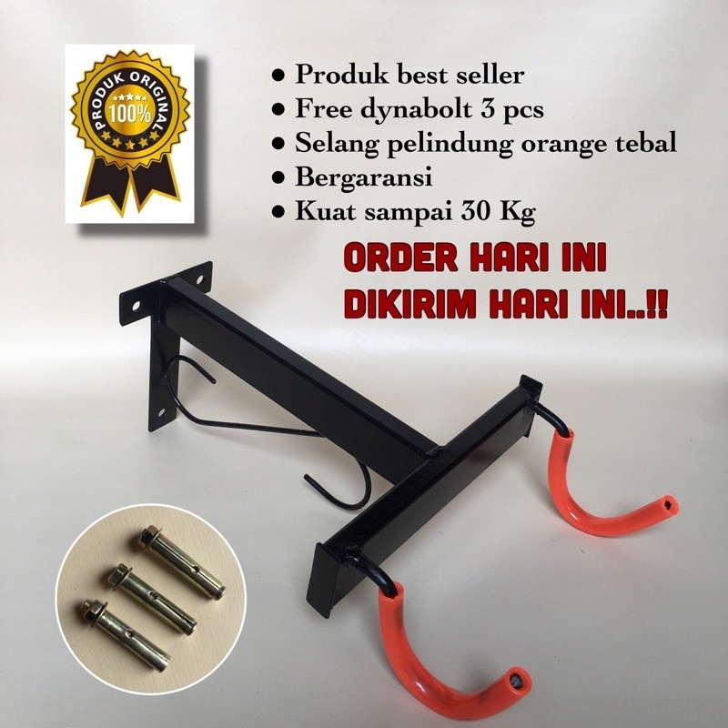GANTUNGAN SEPEDA ||BRACKET TERMURAH RAK DINDING