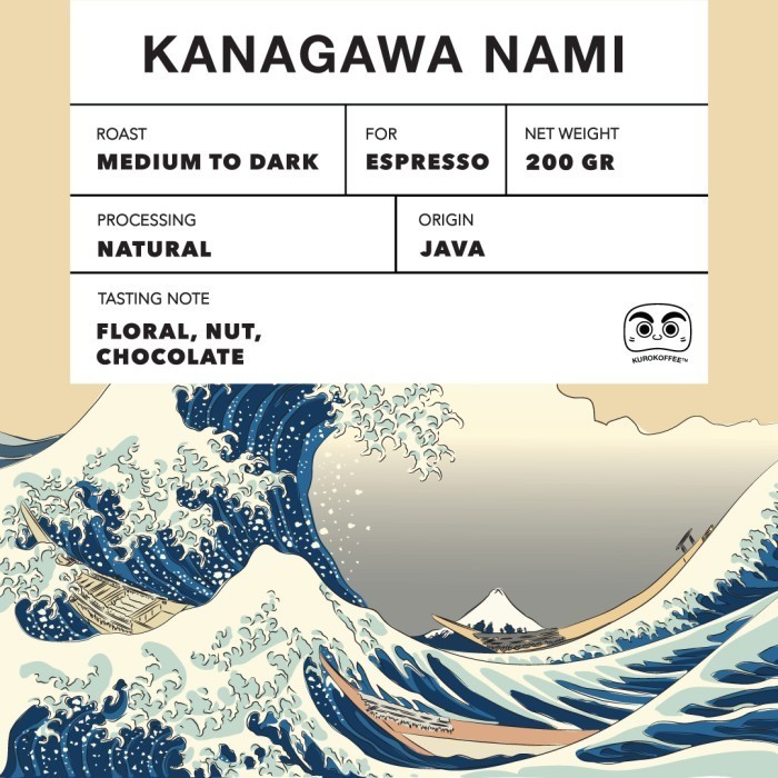 

Kanagawa Nami Coffee Beans For Espresso 200 Gr / Biji Kopi Java