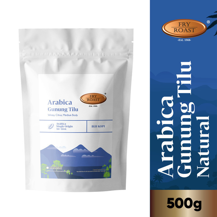 

Kopi Arabika Tilu Natural 500 Gram Biji Dan Bubuk