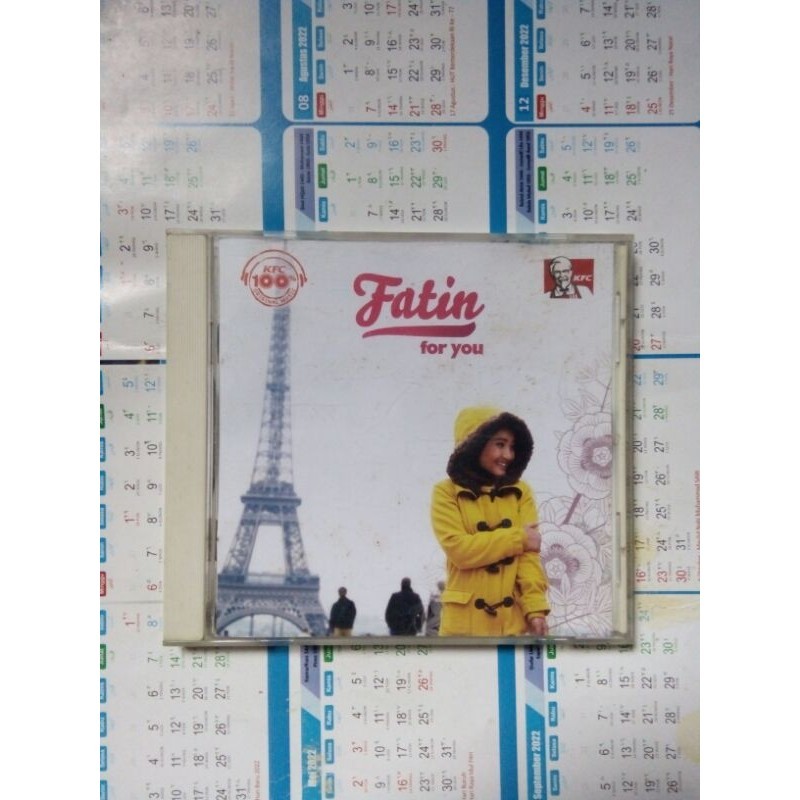CD MUSIK ORIGINAL FATIN - FOR YOU / CD MUSIK AUDIO FATIN ALBUM FOR YOU