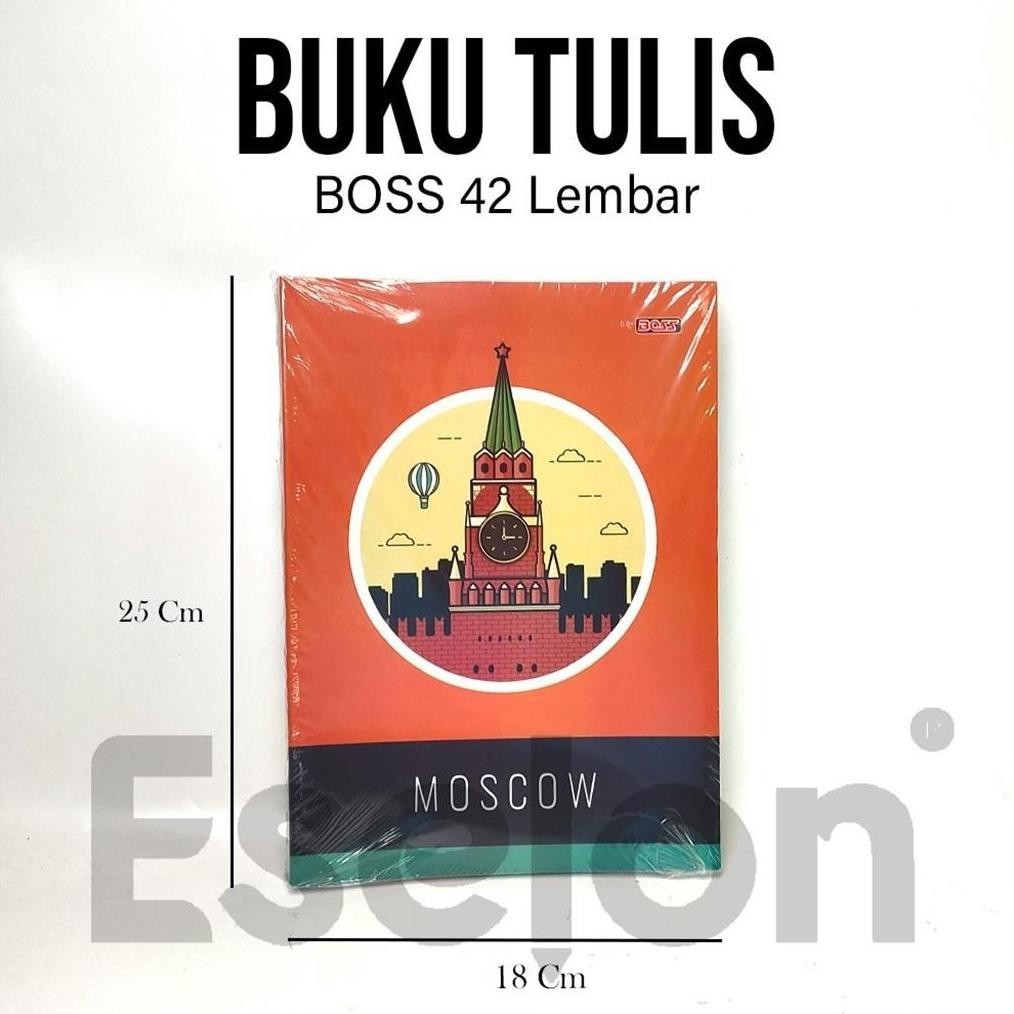 

Ew64 6Pcs Buku Tulis Big Boss Garis 42Lbr/ Buku Tulis Big Boss Original