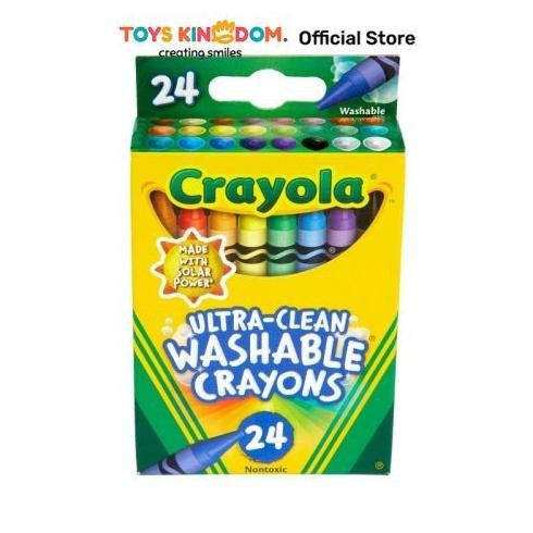 

Ik69 Toys Kingdom Crayola Set 24 Pcs Washable Crayon 52-6924-0-011 Crayon Alat Tulis Warna Warni Alat Mewarnai Perlengkapan Sekolah Anak Promo