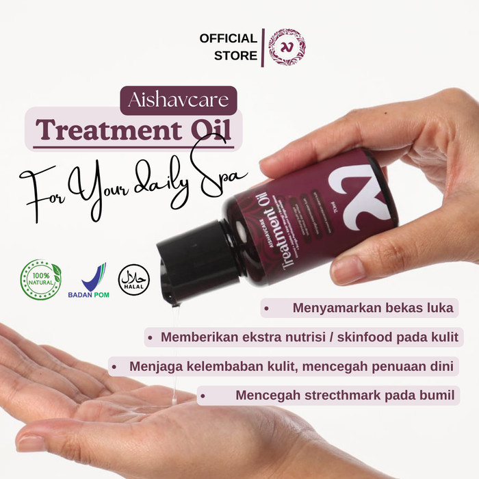 BRG BARU TREATMENT OIL - AISHA V CARE SKINCARE OIL, MASSAGE OIL, CLEANSING OI
