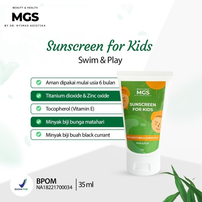 HARGA DISKON Sunscreen Kids MGS dr. Tulus/dr. Nyimas