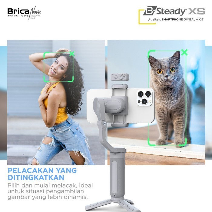 Brica B-Steady Xs 2 3-Axis Stabilizer Smartphone Hp Gimbal Stabilizer