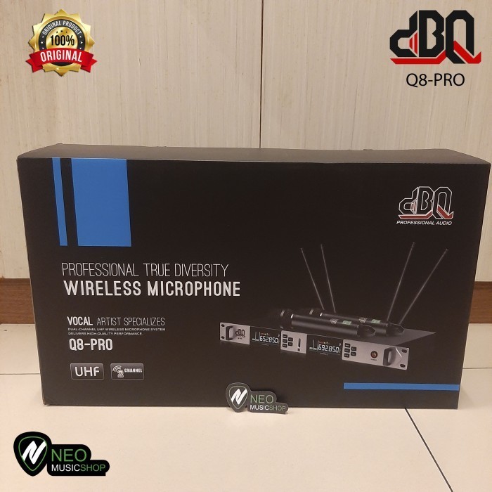 Dbq Q8-Pro Professional True Diversity Wireless Microphone