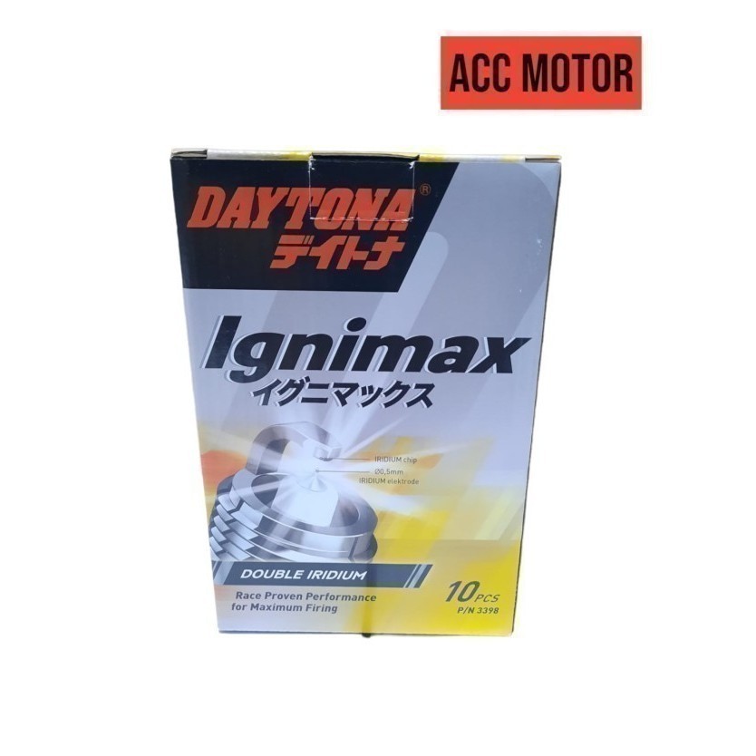 Busi Motor Double Iridium Yamaha Jupiter Z1 Vega -Daytona Ignimax 3398