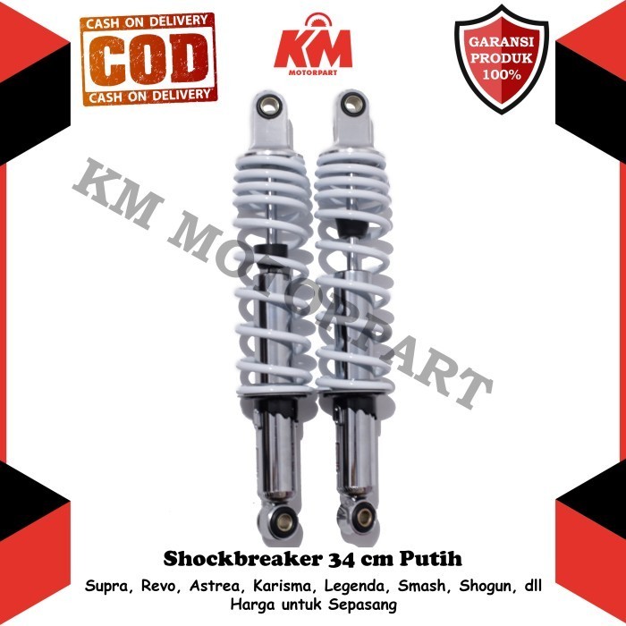 Shockbreaker Universal Motor Honda Suzuki Bebek 34 Cm Revo Shogun